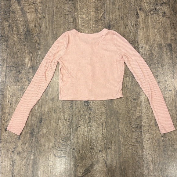 Aritzia Wilfred free Blush Ribbed Cardigan - Picture 6 of 10